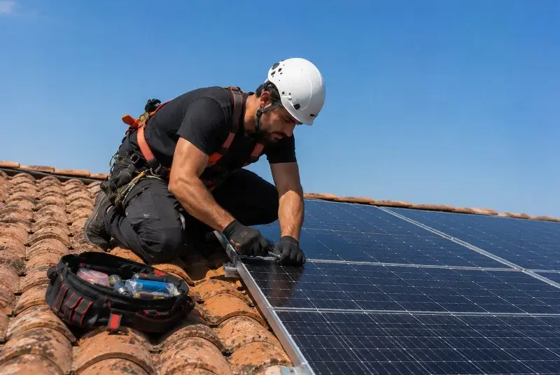Maintenance et monitoring de panneaux solaires à Bompas